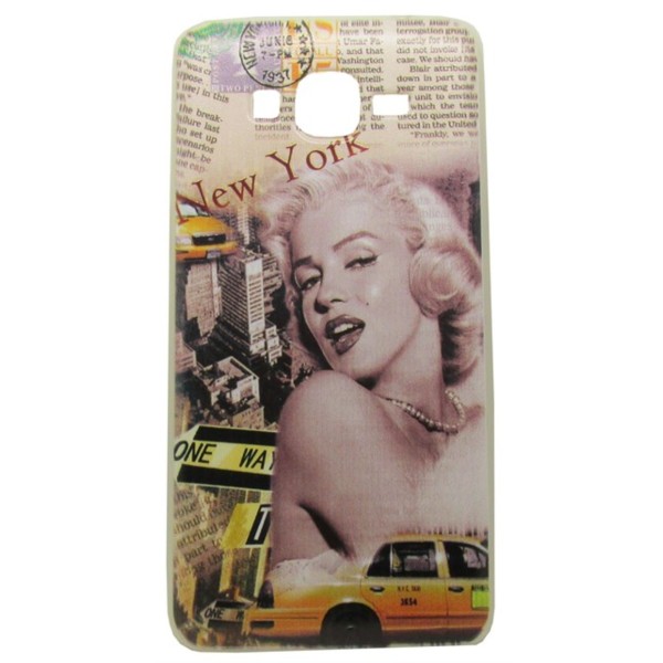 Back Cover Θήκη Σιλικόνης Με Σχέδιο Marilyn Monroe (Samsung Galaxy Grand Prime & Samsung Galaxy J2 Prime)