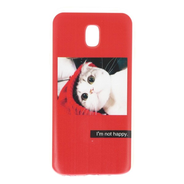 Coolyer Back Cover Θήκη Σιλικόνης Με Σχέδιο Γάτα (Samsung Galaxy J3 2017)