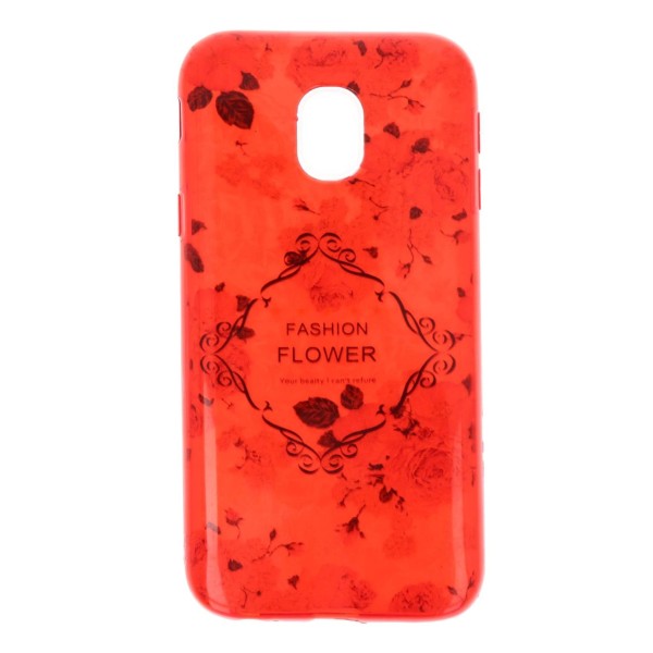 Cookover Back Cover Θήκη Σιλικόνης Με Σχέδιο Λουλούδια (Samsung Galaxy J3 2017)