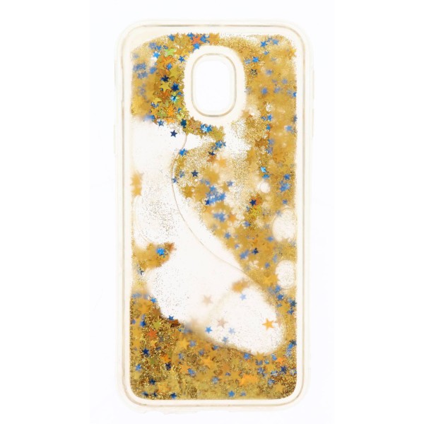 Meiyue Back Cover Θήκη Σιλικόνης Με Κινούμενη Χρυσόσκονη (Samsung Galaxy J3 2017)