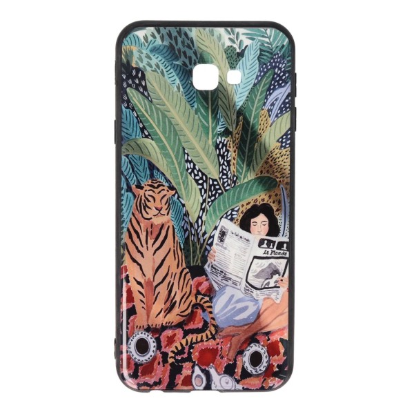 Back Cover Θήκη Με Σχέδιο Τίγρης (Samsung Galaxy J4 Plus)