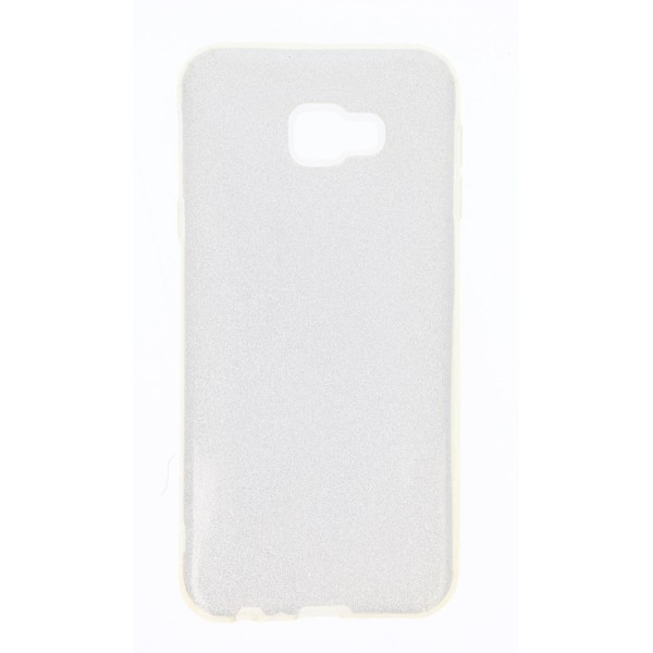 Oba Style Back Cover Θήκη Σιλικόνης Με Γκλίτερ Ασημί (Samsung Galaxy J4 Plus)