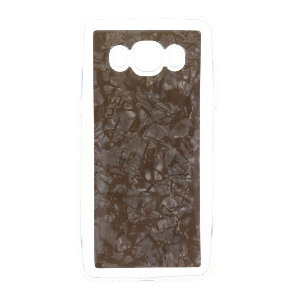 Back Cover Θήκη Με Σχέδιο Μάρμαρο Μαύρο (Samsung Galaxy J5 2016)