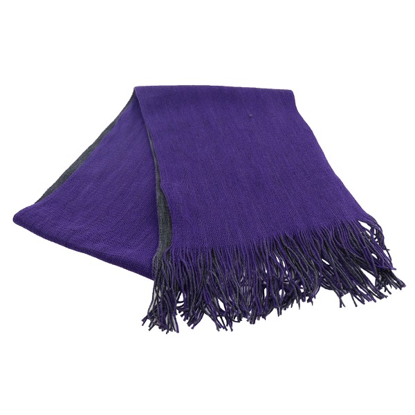 Stamion Γυναικείο Κασκόλ Δίχρωμη Μωβ Γκρι