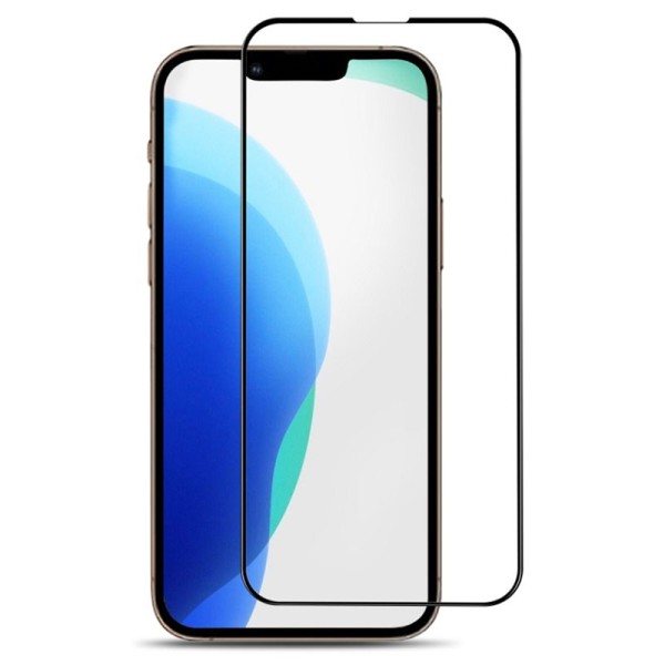 Fullscreen Tempered Glass Μαύρο (Iphone 13/ Iphone 13 Pro)