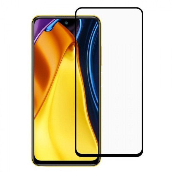 Fullscreen Tempered Glass Μαύρο (Xiaomi Redmi Note 10 5G & Xiaomi Poco M3 Pro)