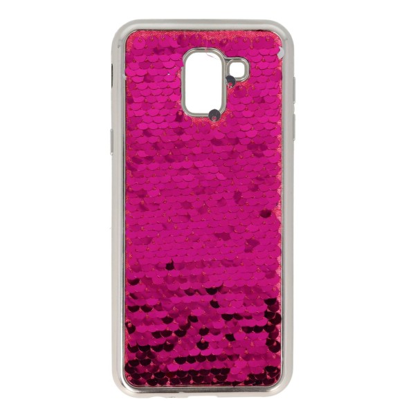 Back Cover Θήκη Σιλικόνης Με Παγιέτες (Samsung Galaxy J6 2018)