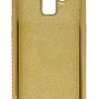 Air Jacket Back Cover Θήκη Σιλικόνης Με Στρασάκια Στις Άκρες Και Πλάτη Γκλίτερ Χρυσό (Samsung Galaxy J6 2018)