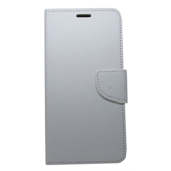 B.D.L Θήκη Book Wallet Πορτοφόλι Άσπρο (Samsung Galaxy  J6 Plus)