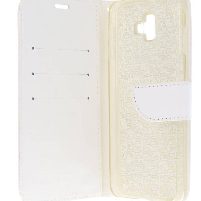 B.D.L Θήκη Book Wallet Πορτοφόλι Άσπρο (Samsung Galaxy J6 Plus) B.D.L Θήκη Book Wallet Πορτοφόλι Άσπρο (Samsung Galaxy J6 Plus)