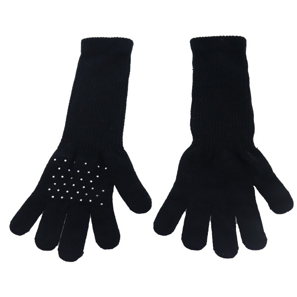 Women's Long Gloves With Rhinestones