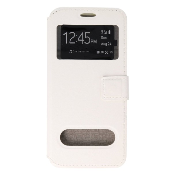 Sinytech Θήκη Book Με Call Display Και Δυνατότητα Απάντησης Άσπρο (Samsung Galaxy J6 Plus)