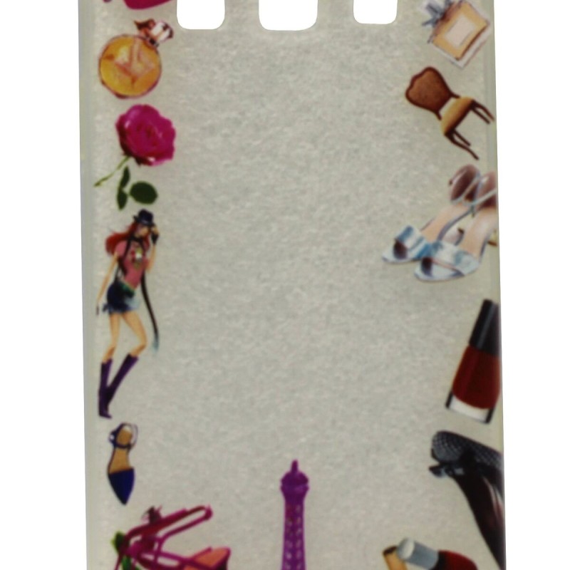 Back Cover Θήκη Σιλικόνης Διάφανη Με Σχέδιο Paris (Samsung Galaxy A3 2015)