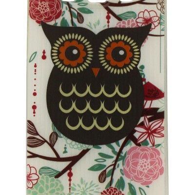 Back Cover Θήκη Σιλικόνης Με Σχέδιο Κουκουβάγια (Samsung Galaxy A5 2015)