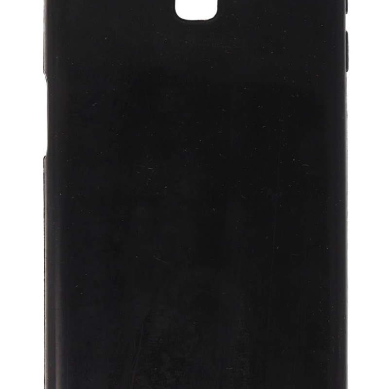 Back Cover Θήκη Σιλικόνης Μαύρη (Samsung Galaxy J6 Plus)