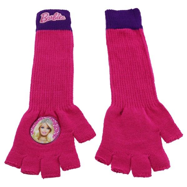 Stamion Κοριτσίστικα Γάντια Μακριά Σε Ροζ Χρώμα Barbie