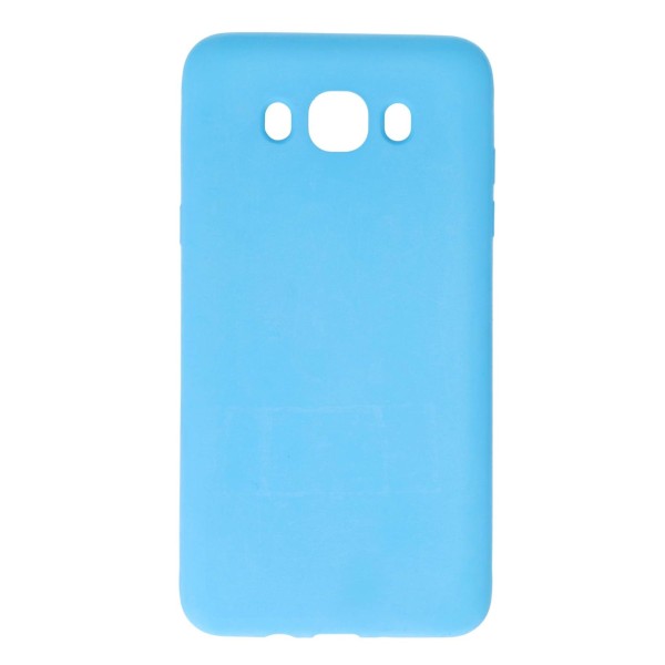 Back Cover Θήκη Σιλικόνης Ματ Γαλάζιο (Samsung Galaxy J7 2016)