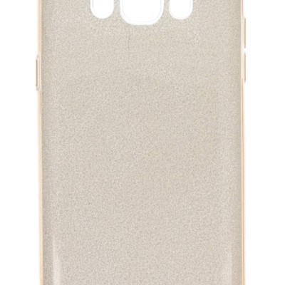 Back Cover Θήκη Σιλικόνης Με Γκλίτερ Χρυσό (Samsung Galaxy J7 2016)