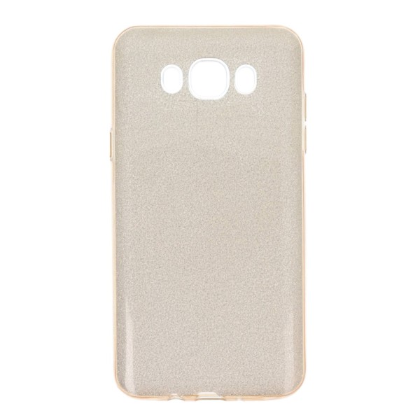 Back Cover Θήκη Σιλικόνης Με Γκλίτερ Χρυσό (Samsung Galaxy J7 2016)