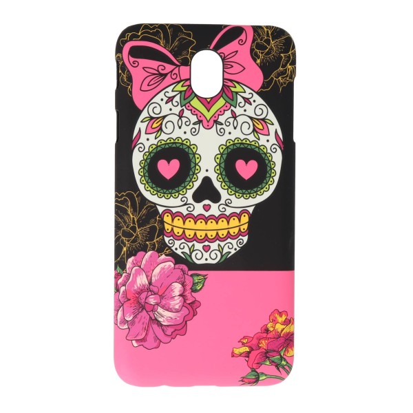 Air Jacket Back Cover Θήκη Πλαστική Με Σχέδιο Skull (Samsung Galaxy J7 2017)