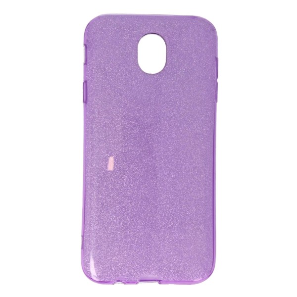 JEL Back Cover Θήκη Σιλικόνης Με Γκλίτερ Μωβ (Samsung Galaxy J7 2017)