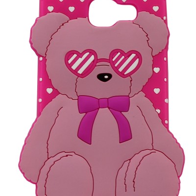 Back Cover Θήκη Σιλικόνης 3D Με Σχέδιο Αρκουδάκι (Samsung Galaxy A3 2016)