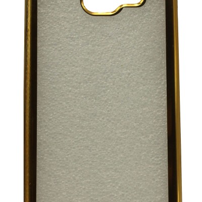 Back Cover Θήκη Σιλικόνης Με Στρασάκια Στις Άκρες Και Πλάτη Διάφανη (Samsung Galaxy A3 2016)