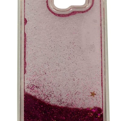 Meiyue Back Cover Θήκη Σιλικόνης Με Κινούμενη Χρυσόσκονη Φούξια (Samsung Galaxy A3 2016)