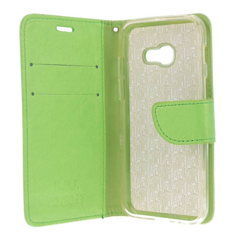 B.D.L Θήκη Book Wallet Πορτοφόλι Πράσινο (Samsung Galaxy A3 2017) B.D.L Θήκη Book Wallet Πορτοφόλι Πράσινο (Samsung Galaxy A3 2017)