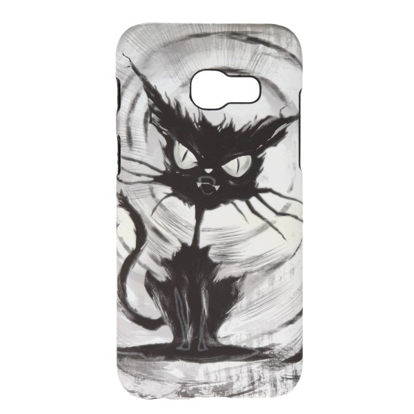 Air Jacket Back Cover Case Πλαστική Με Σχέδιο Γάτα (Samsung Galaxy A3 2017)