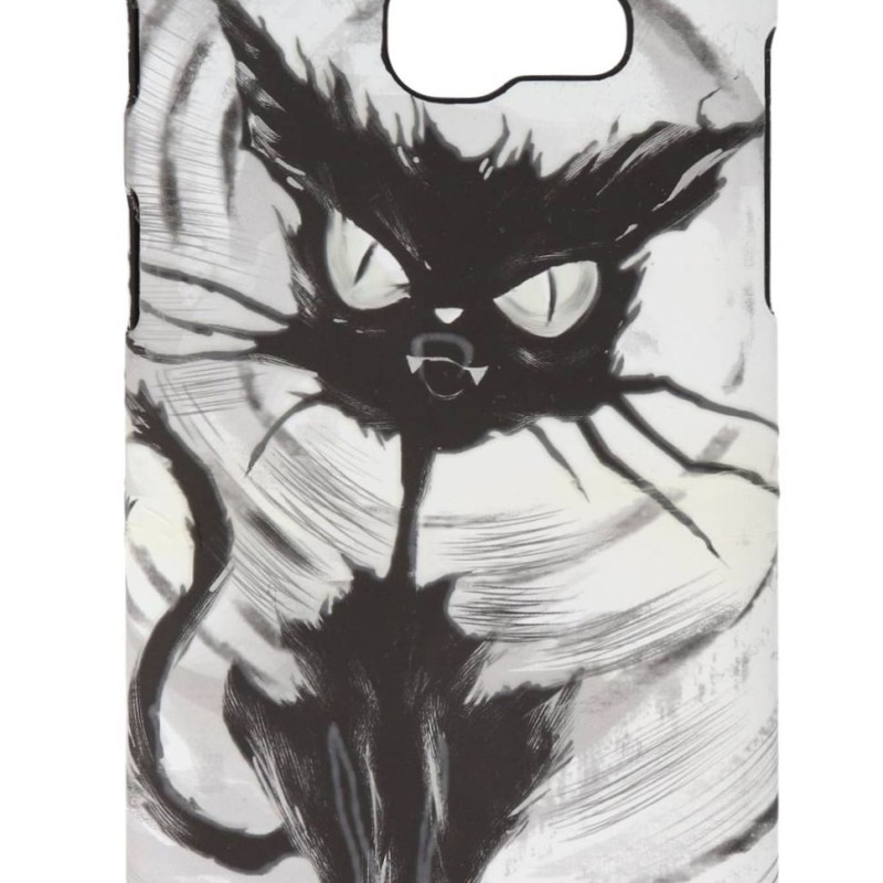 Air Jacket Back Cover Case Πλαστική Με Σχέδιο Γάτα (Samsung Galaxy A3 2017)