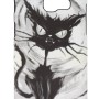 Air Jacket Back Cover Case Πλαστική Με Σχέδιο Γάτα (Samsung Galaxy A3 2017)