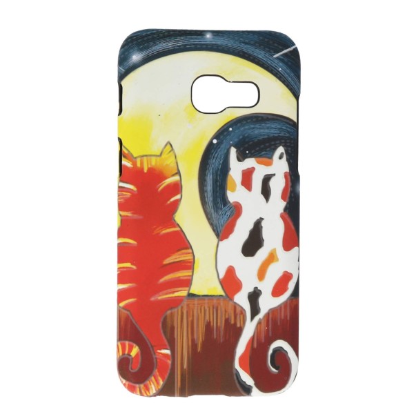 Air Jacket Back Cover Θήκη Πλαστική Με Σχέδιο Γάτες (Samsung Galaxy A3 2017)