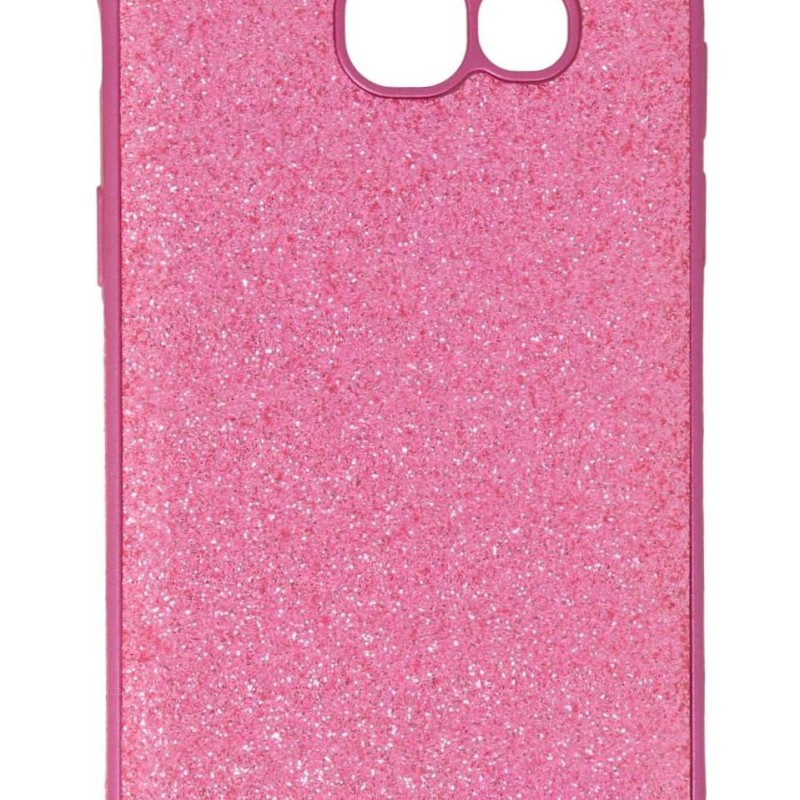 Θήκη Back Cover Σιλικόνης Με Γκλίτερ Ροζ (Samsung Galaxy A3 2017)