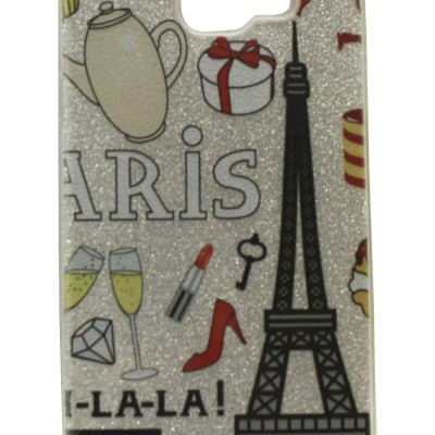 Back Cover Θήκη Σιλικόνης Με Γκλίτερ Και Σχέδιο Paris (Samsung Galaxy A5 2016)