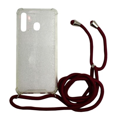 Air Jacket Back Cover Θήκη Σιλικόνης Με Κορδόνι (Samsung Galaxy A20 & Samsung Galaxy A30 & Samsung Galaxy M10s)