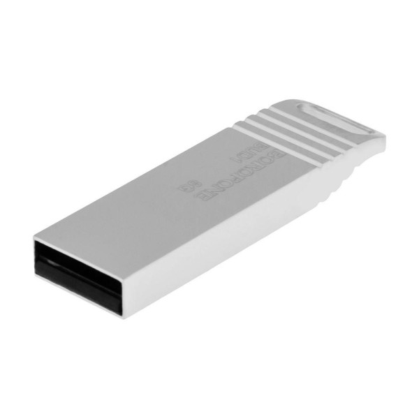 Borofone BUD1 USB Stick 8GB Ασημί