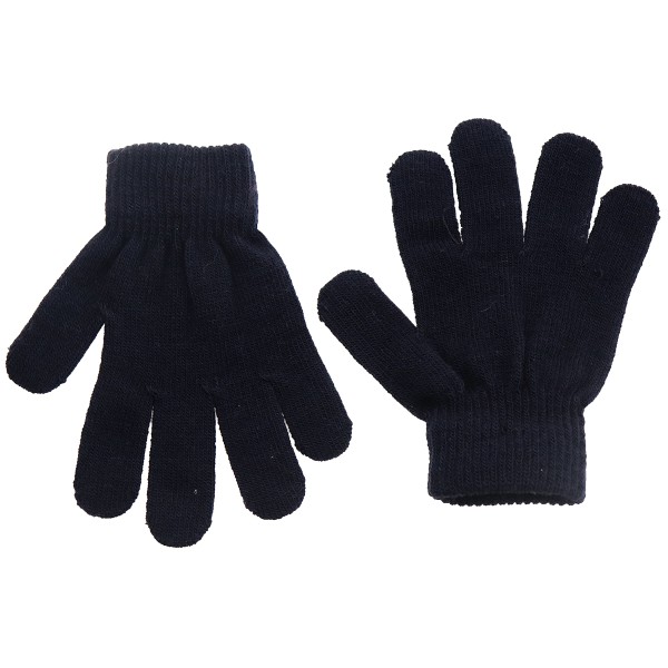 Stamion Παιδικά Πλεκτά Γάντια σε Σκούρο Μπλε Χρώμα
