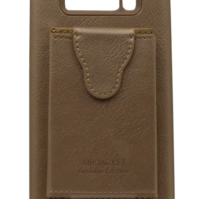 Air Jacket Back Cover Θήκη Δερματίνης Με Χώρο Για Κάρτες (Samsung Galaxy Note 8)