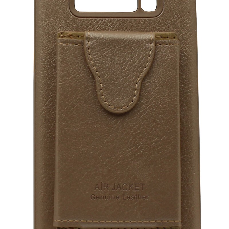 Air Jacket Back Cover Θήκη Δερματίνης Με Χώρο Για Κάρτες (Samsung Galaxy Note 8)