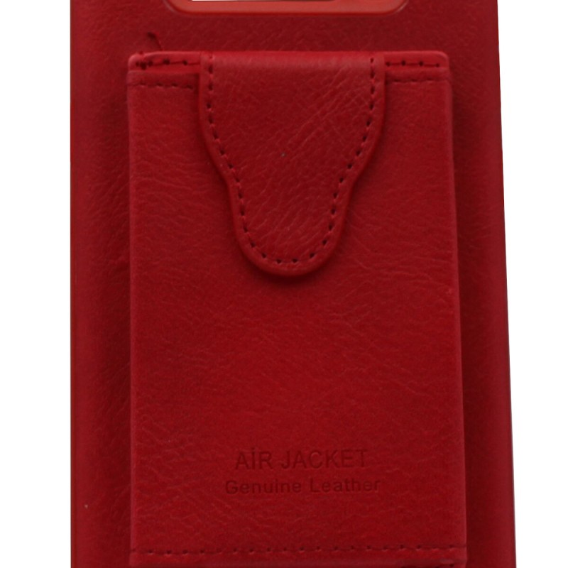 Air Jacket Back Cover Θήκη Δερματίνης Με Χώρο Για Κάρτες (Samsung Galaxy Note 8)