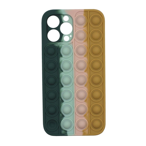 Θήκη Back Cover Σιλικόνης Pop It Πολύχρωμο (Iphone 13 Pro Max)