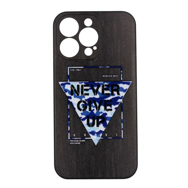 Cookover Back Cover Θήκη Με Σχέδιο Never Give Up (Iphone 13 Pro)