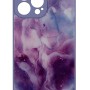 Back Cover Θήκη Με Σχέδιο Μάρμαρο Μωβ (Iphone 13 Pro)
