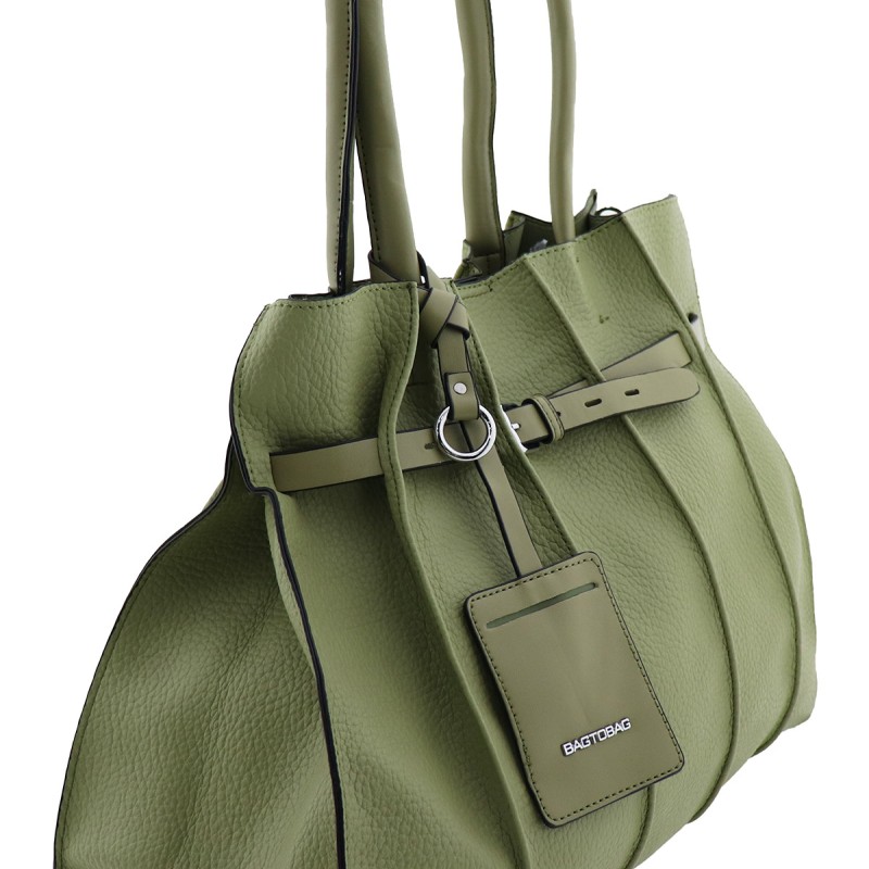 1234-Bag To Bag Γυναικεία Τσάντα Ώμου Δερματίνη Με Λουράκι