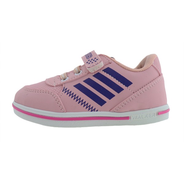 Gold Walker Αθλητικά Παπούτσια για Κορίτσια με Χρατς σε Ροζ Χρώμα