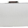 Γυναικείο Clutch Σε Άσπρο Χρώμα Με Glitter YERLI URETIM