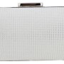 Γυναικείο Clutch Σε Άσπρο Χρώμα Με Glitter YERLI URETIM