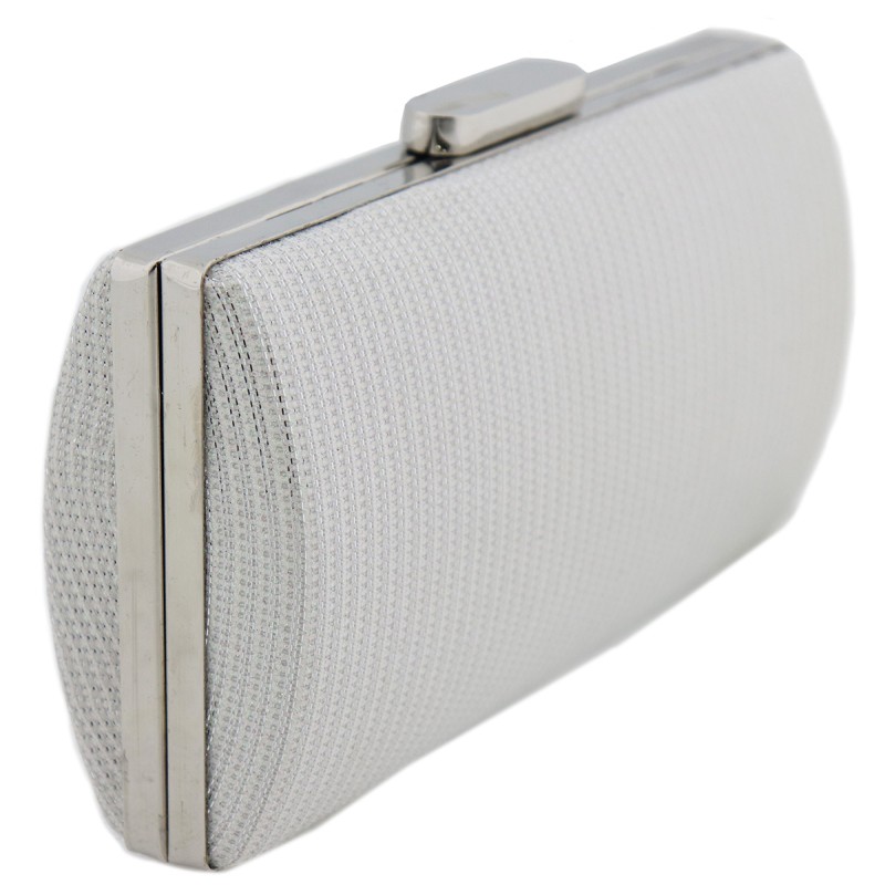 Γυναικείο Clutch Σε Άσπρο Χρώμα Με Glitter YERLI URETIM
