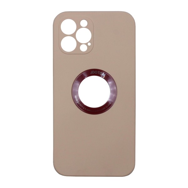 JDOTOM Back Cover Θήκη Silicone Case With Logo Hole (Iphone 12 Pro Max)